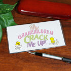 Crack Me Up Personalized Checkbook Cover